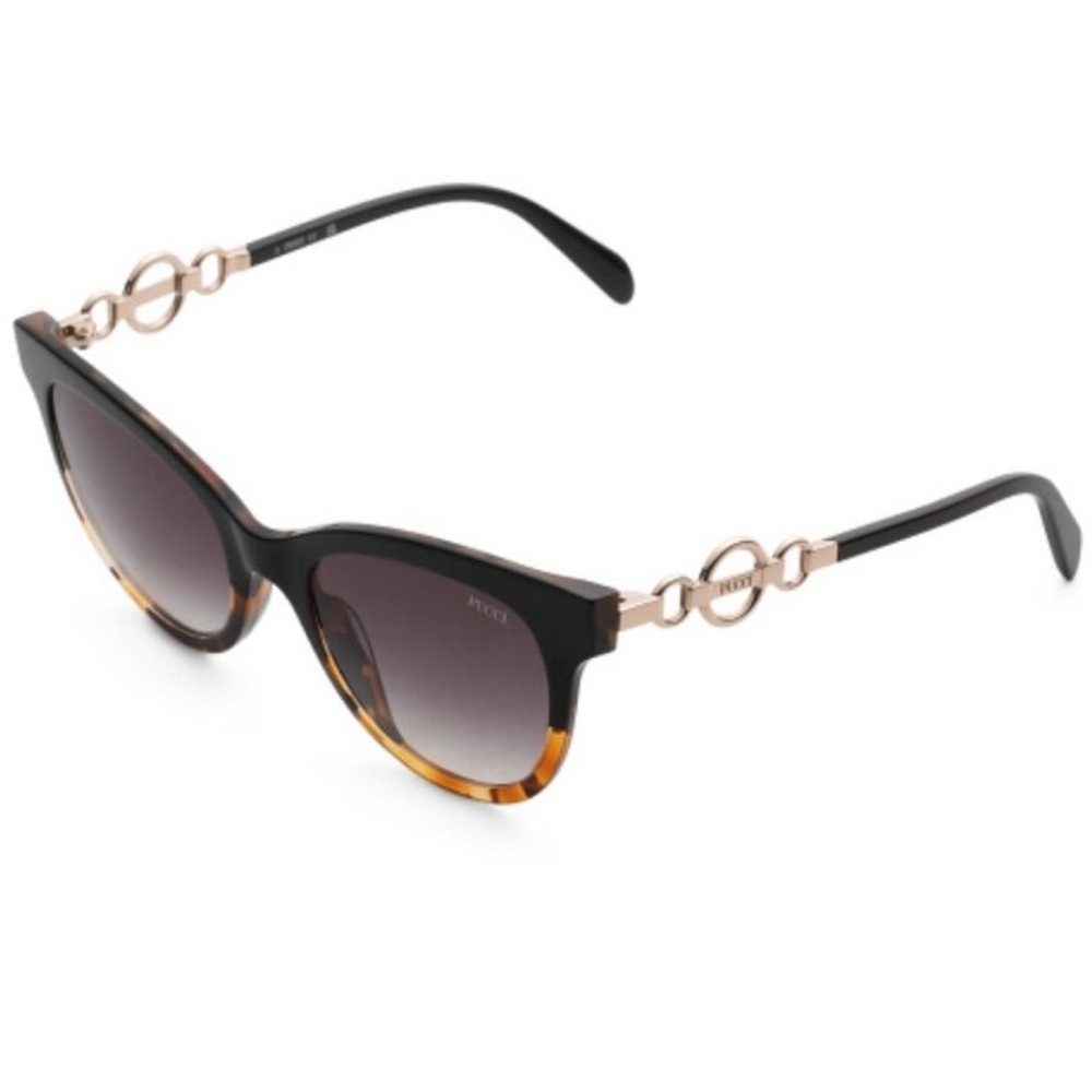 Emilio Pucci Black and Tortoise Sunglasses - Picture 2 of 3